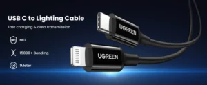Ugreen 60624 20W PD charger set view