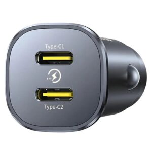 Baseus Go Trip DP1 Car Charger C+U 30W – Cosmic Black
